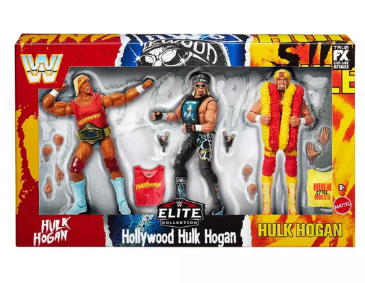 WWE Elite Collection Hulkamania 40th Anniversary Action Figure Set - 3pk (Target