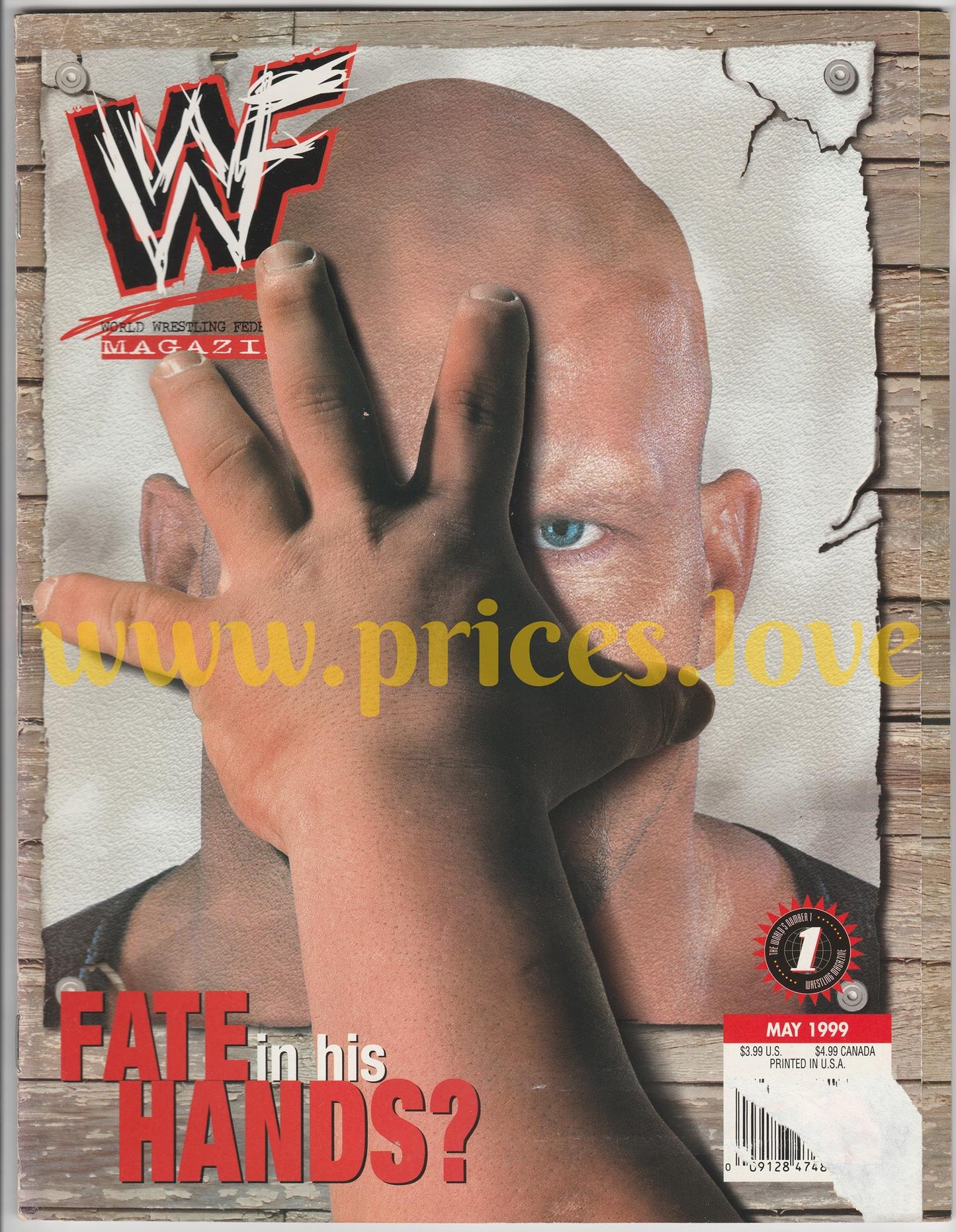 WWF Wrestling Magazine May 1999 Big Show (Hand Cover Variant) Mideon POSTER WWE