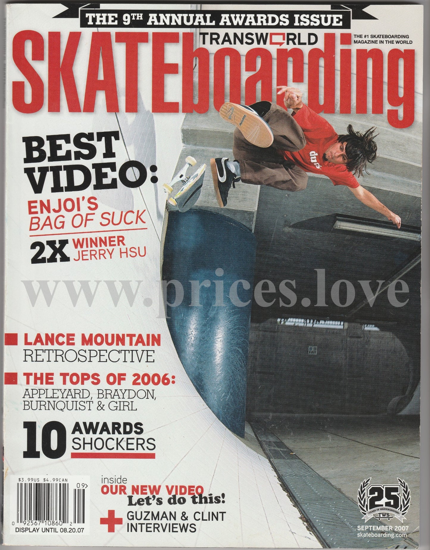 Transworld Skateboarding Magazine September 2007 Lance Mountain 8th Annual #1