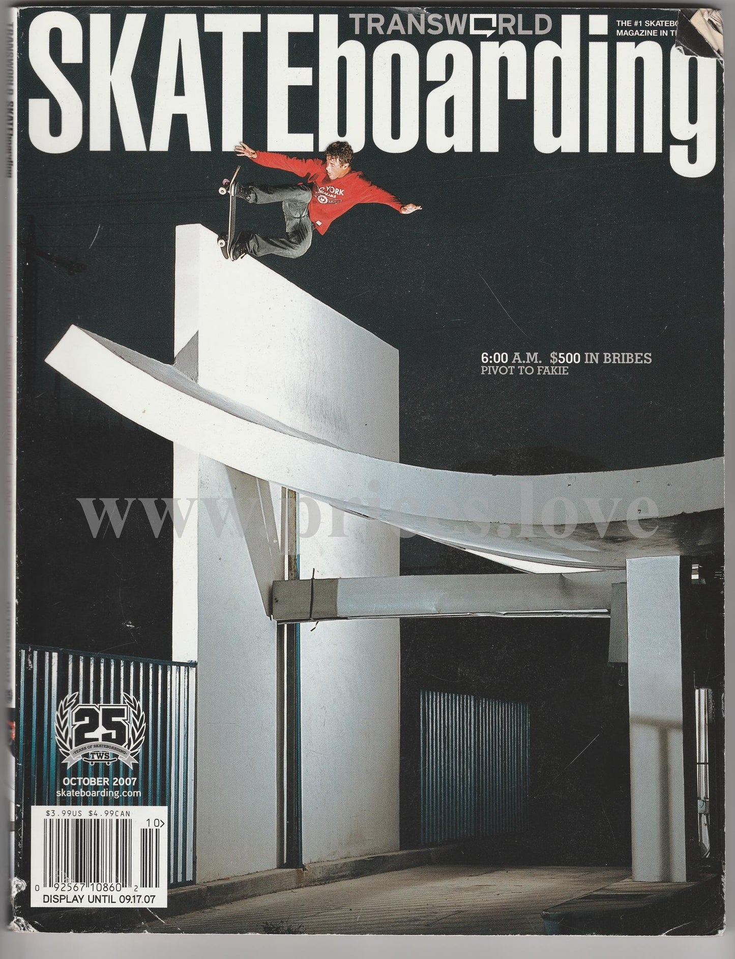 Transworld Skateboarding Magazine October 2007 Skate Skateboard Skater #4