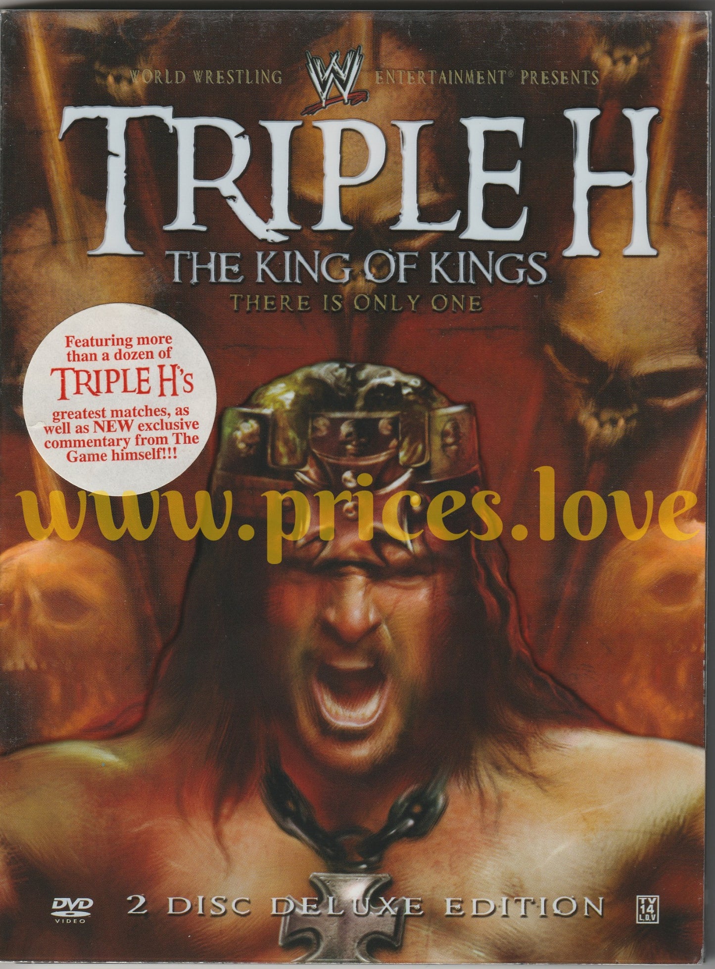 WWE - Triple H: The King of Kings (DVD, 2008, 2-Disc Set) wwf wrestling dx