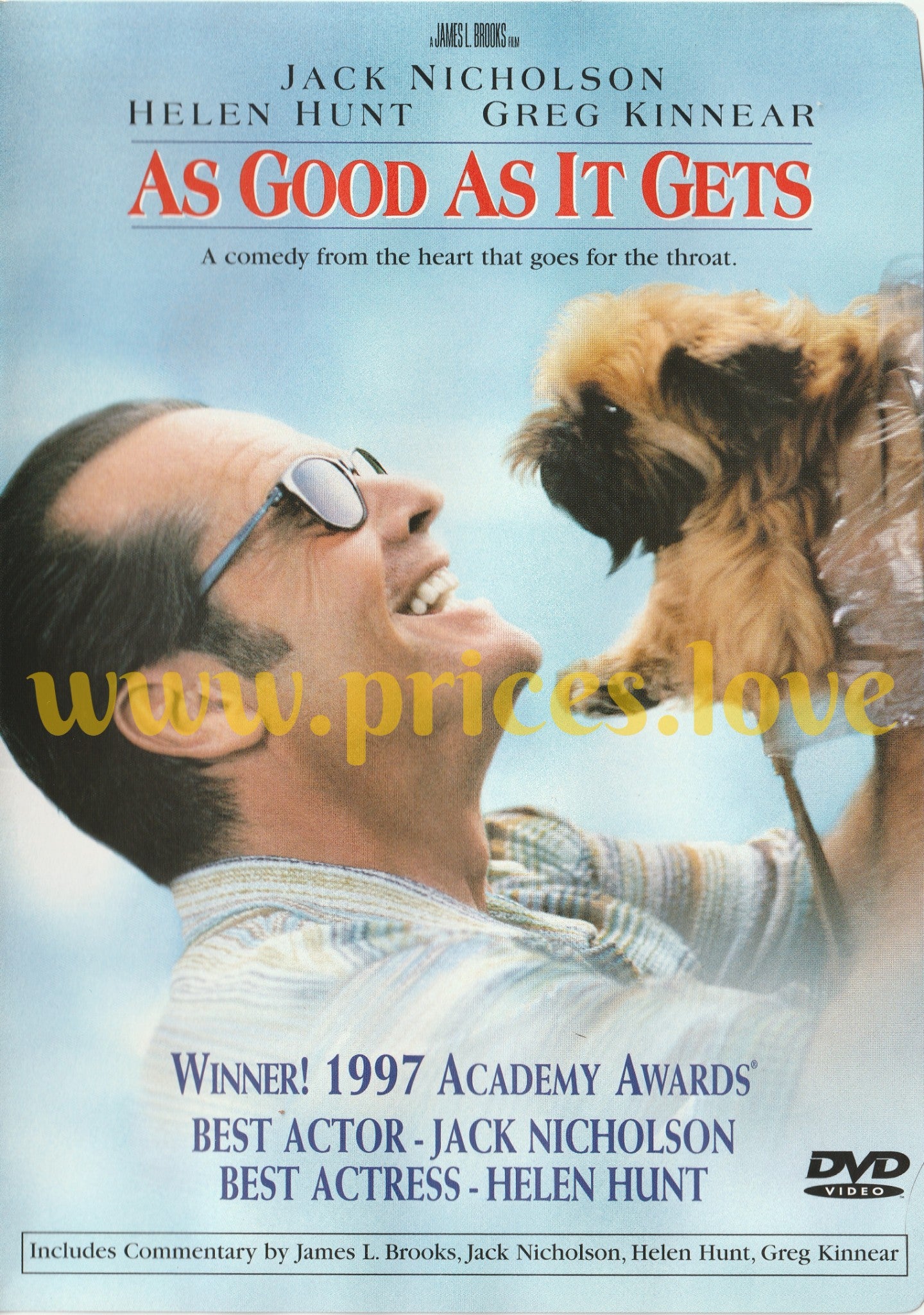 As Good As It Gets (DVD, 1997) Full Screen & Widescreen