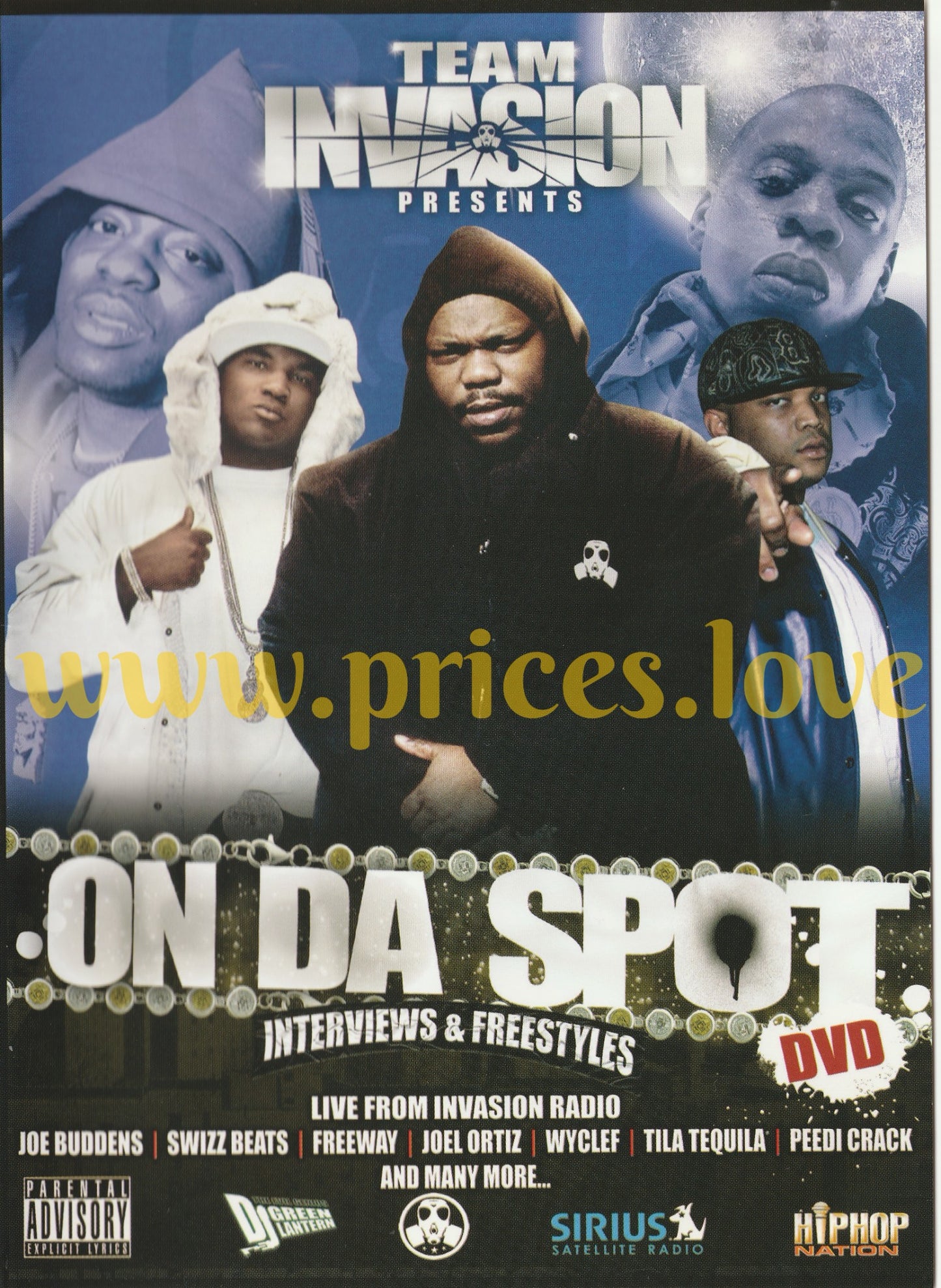 Team Invasion Presents On Da Spot DVD Interviews & Freestyles Joe Budden Swizz