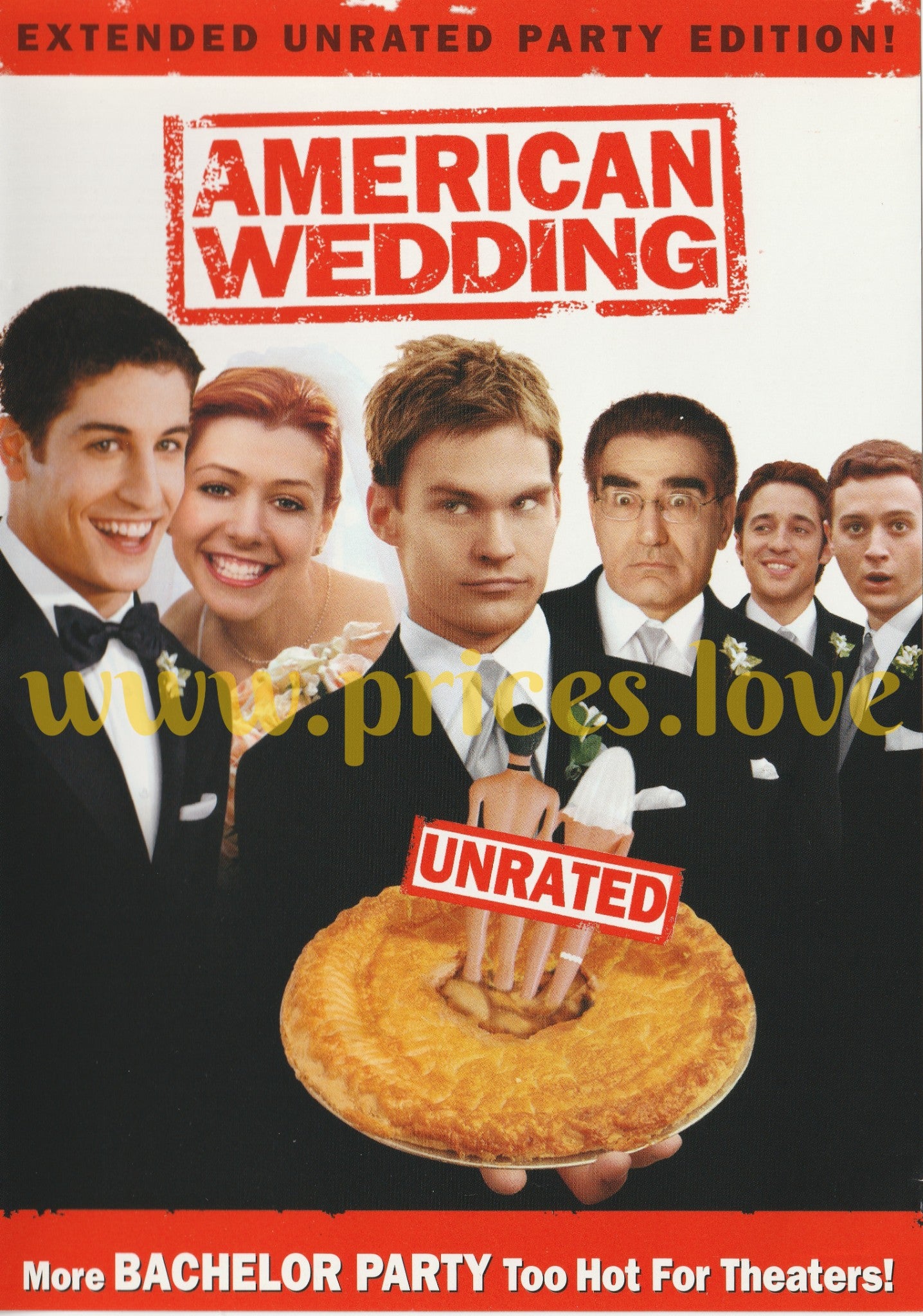 American Wedding (DVD, 2004, Full Frame Unrated Extended Party Edition)