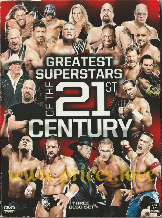 WWE: Greatest Superstars of the 21st Century DVD 2011 3-Disc Set wrestling wwf