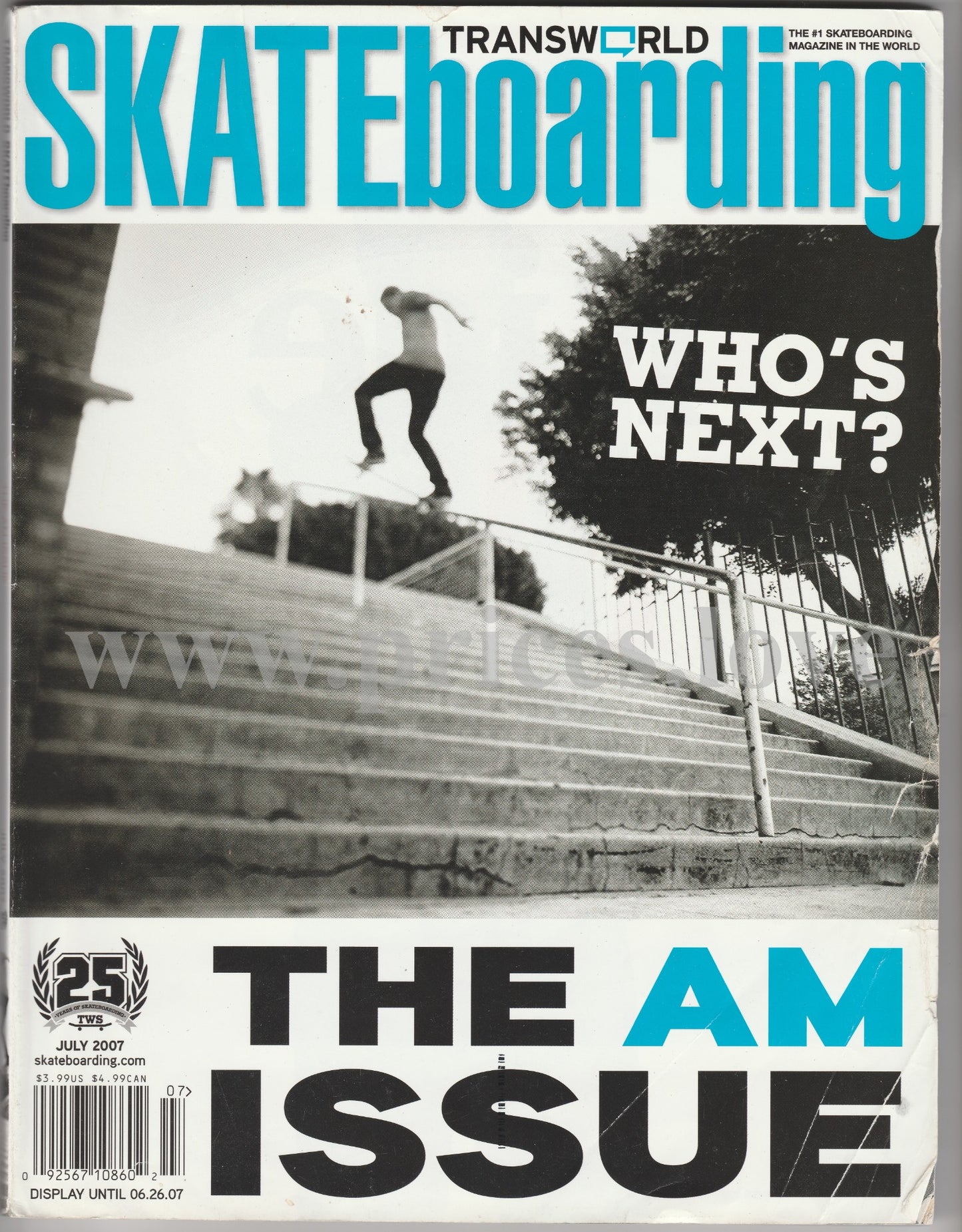 Transworld Skateboarding Magazine July 2007 The Am Issue #3