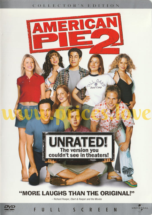 American Pie 2 (DVD, 2002, Unrated Version Collectors Edition) FR