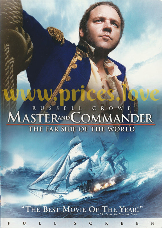 Master and Commander: The Far Side of the World (DVD, 2004, Pan  Scan)