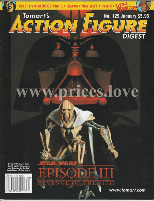 Tomart's Action Figure Digest No. 129 January 2005 History Of MEGO pt 3 WWE Halo