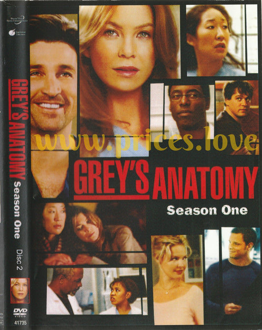 Greys Anatomy - Season 1 (DVD, 2006) * DISC 2 ONLY *