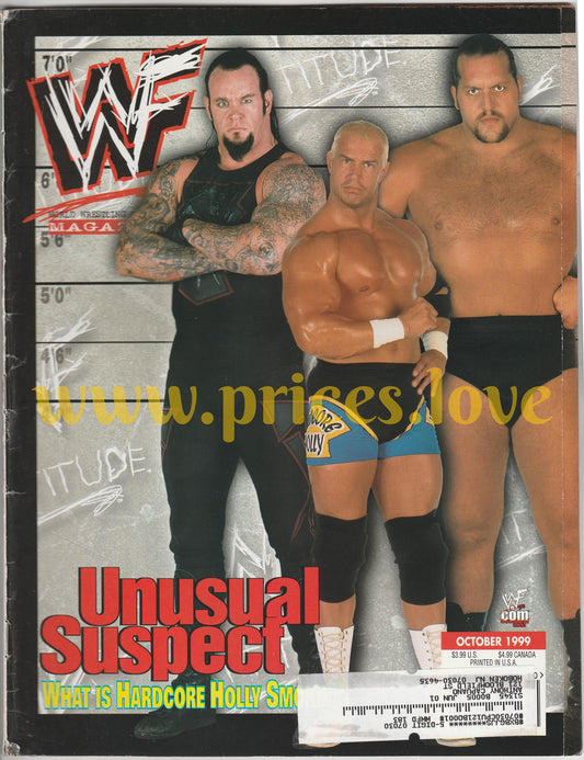 WWF Wrestling Magazine October 1999 Hardcore Holly Undertaker Big Show Fully WWE