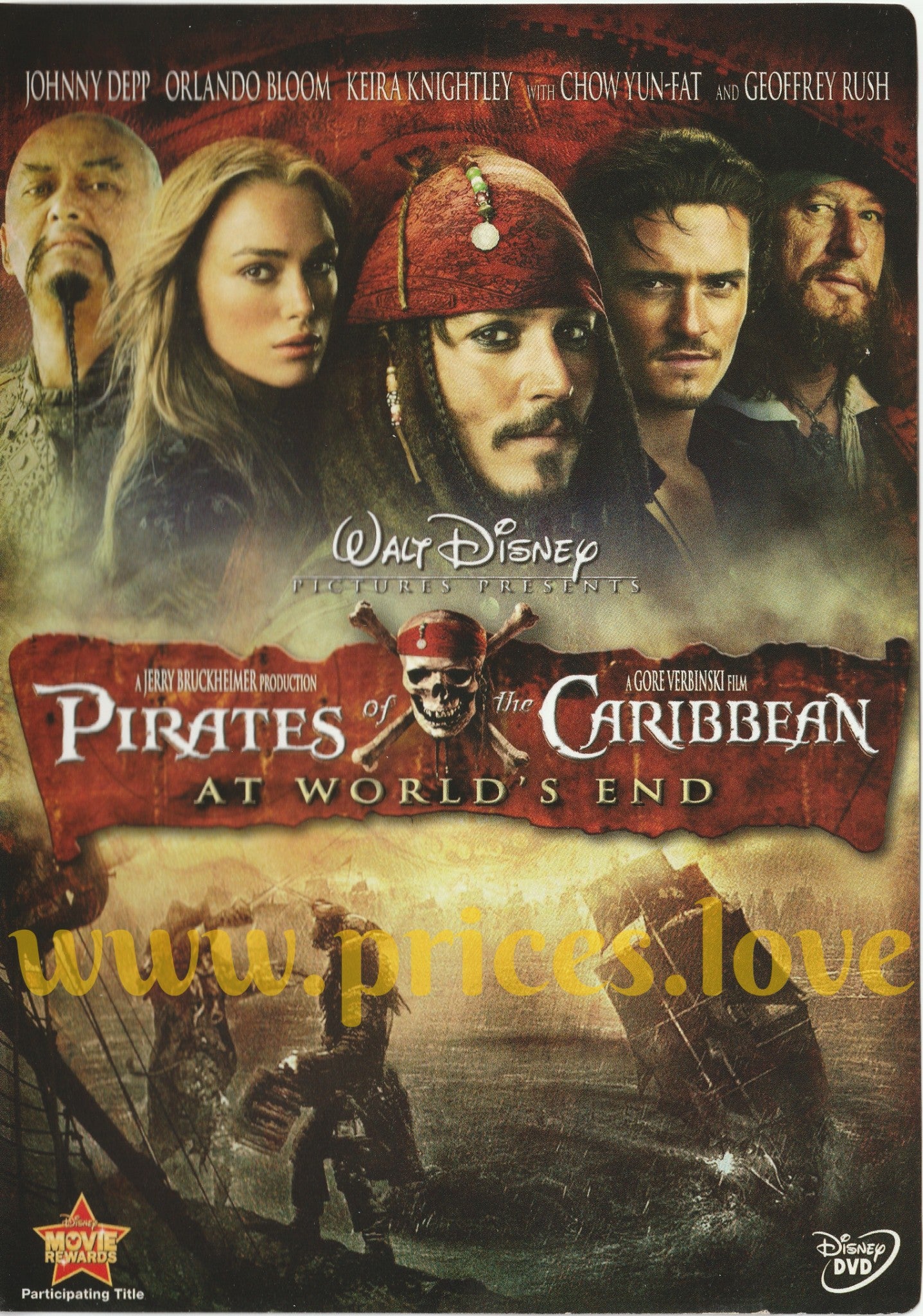 Pirates of the Caribbean: At World's End (DVD, 2007) Widescreen FR