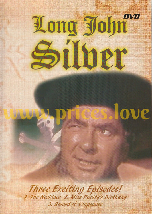 Long John Silver DVD  Robert Newton 3 Episodes 1955 75 Minutes Slim Case