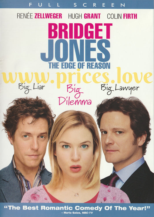 Bridget Jones-Edge of Reason (DVD, 2004) Full Screen