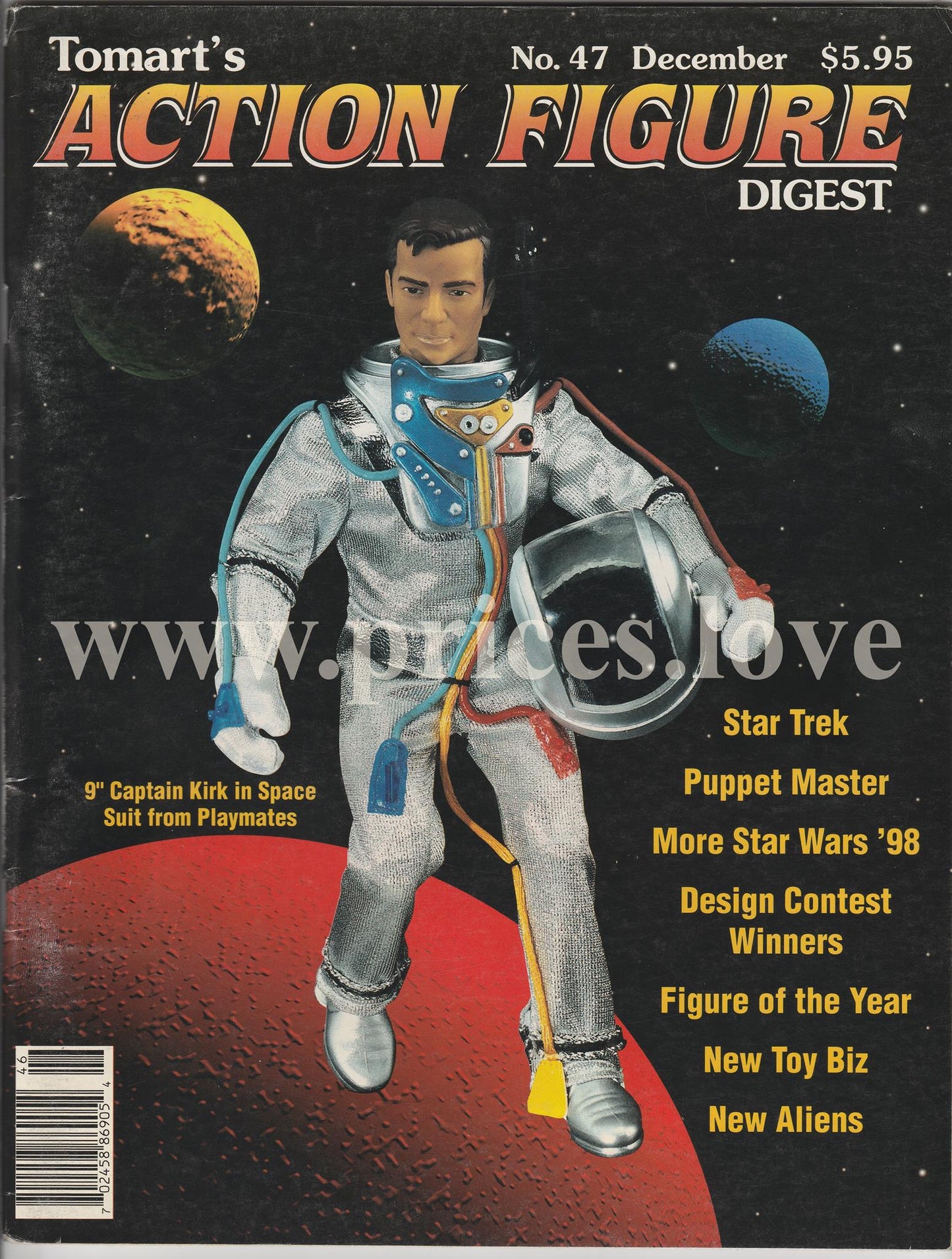 Tomart's Action Figure Digest No. 47 December 1997 Star Trek Puppet Master Wars