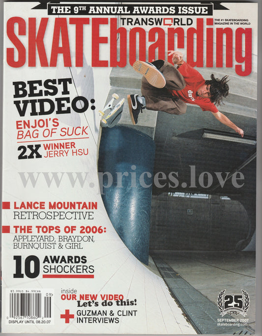 Transworld Skateboarding Magazine September 2007 Lance Mountain 8th Annual #2