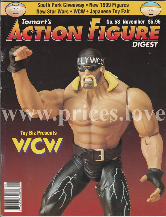 Tomart's Action Figure Digest No. 58 November 1998 WCW Toy Biz South Park Toys