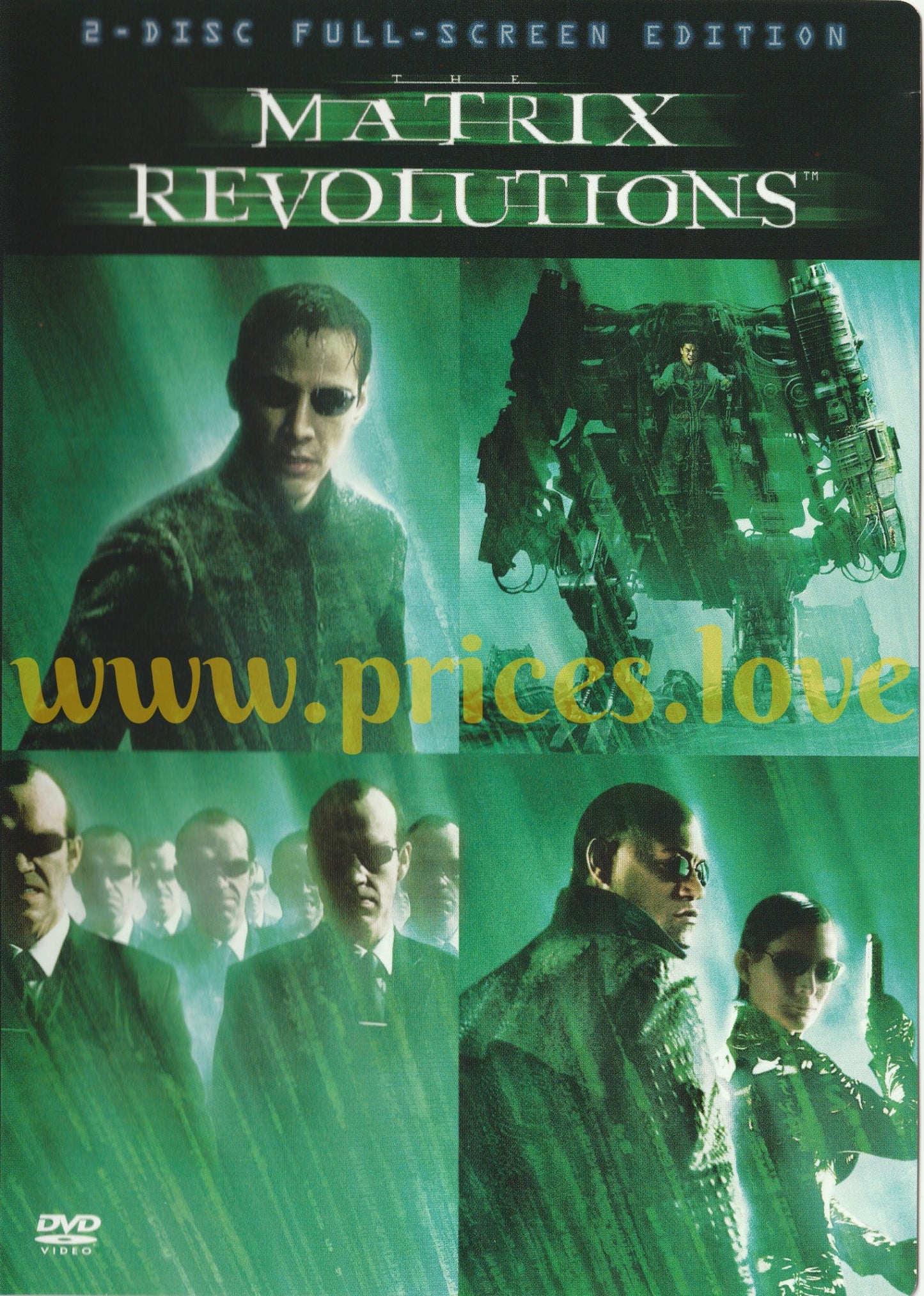 The Matrix Revolutions (DVD, 2003) 2 Disc Full Screen