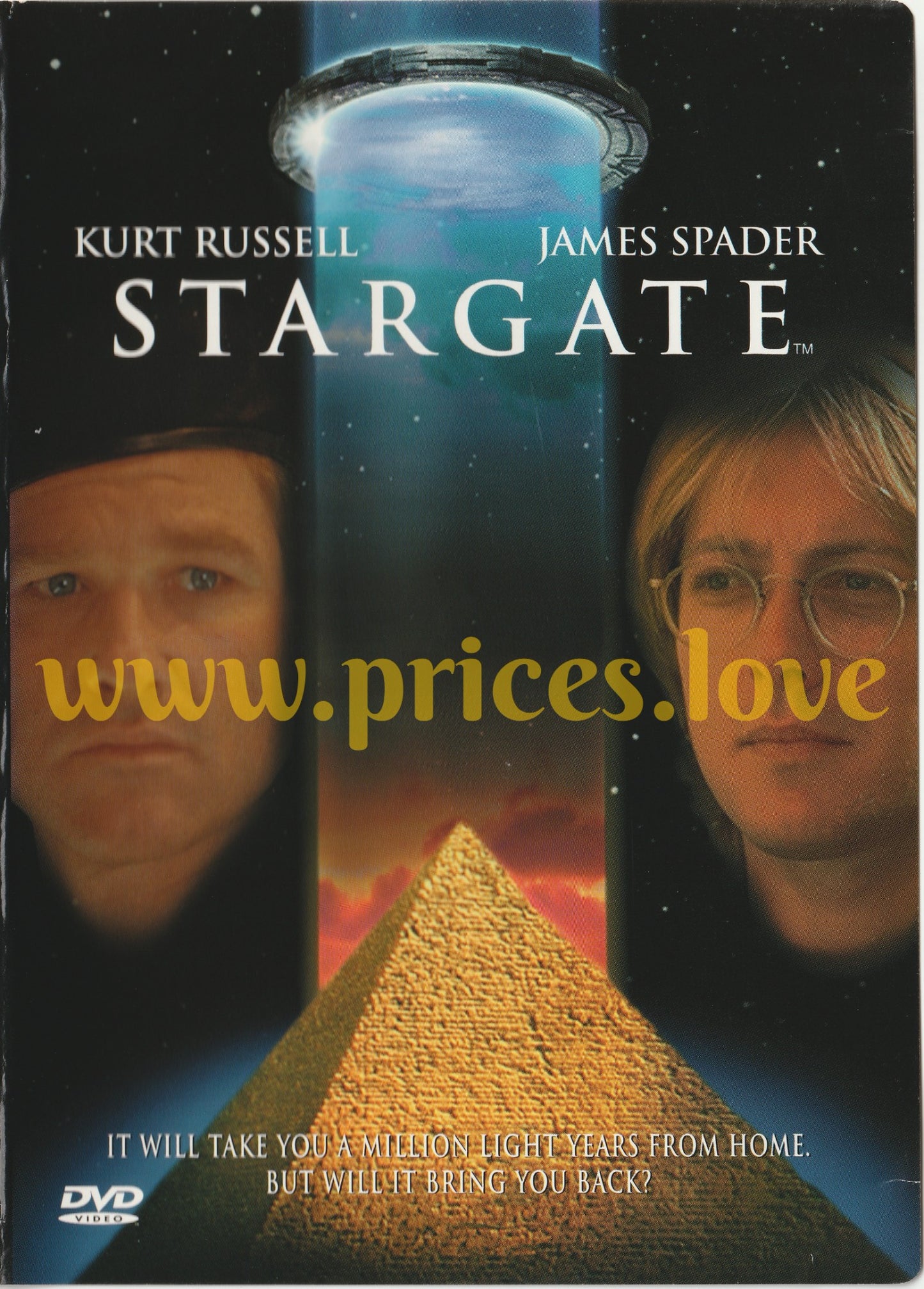 Stargate DVD Promotional Use Only 1998 Letterbox 2 Sided 122 minutes Kurt Russel