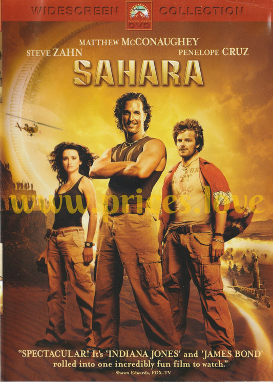 Sahara (DVD, 2005, Widescreen) FR